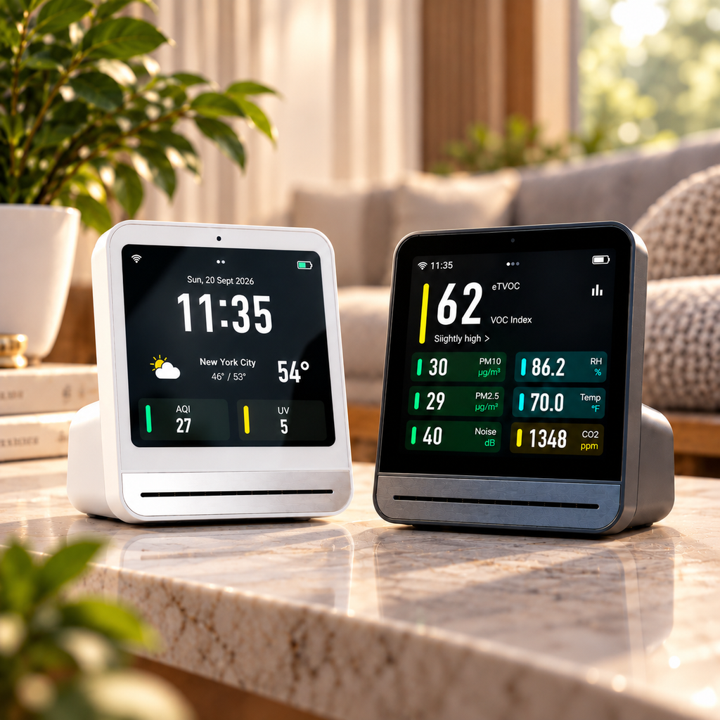 Qingping™ 7-in-1 Smart Indoor Air Quality Monitor