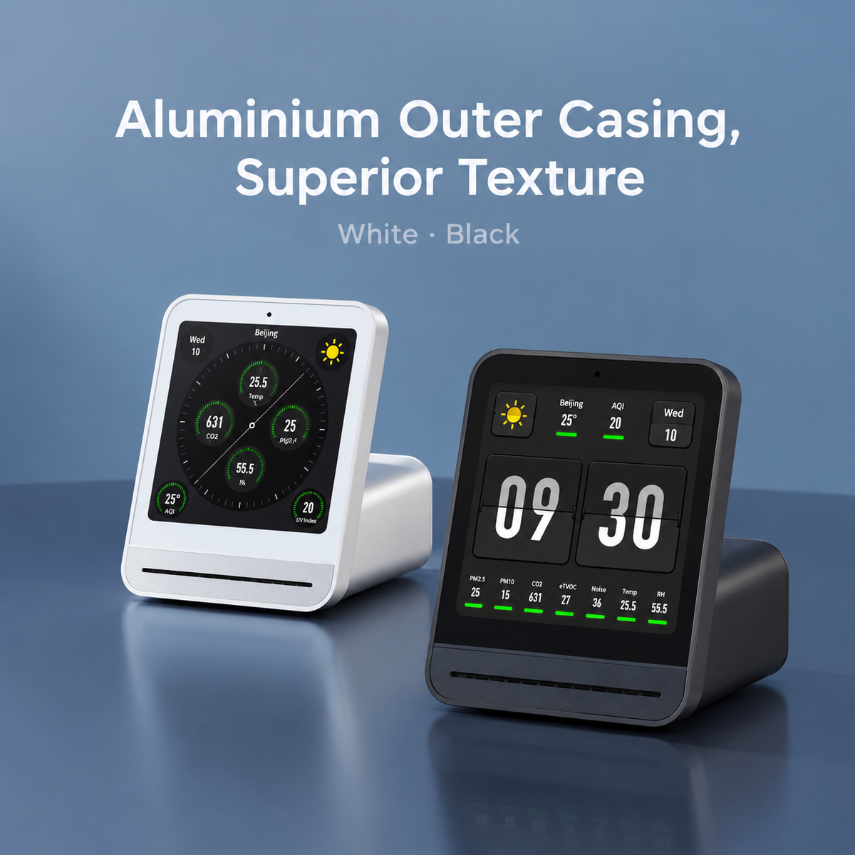 Qingping™ 7-in-1 Smart Indoor Air Quality Monitor