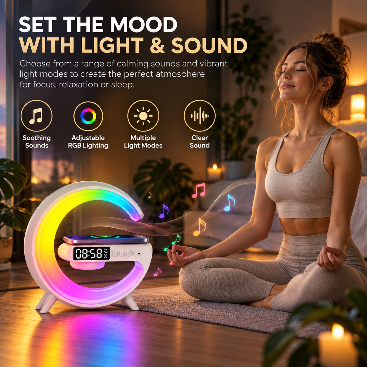 GlowDock™ 4-in-1 Charging Station