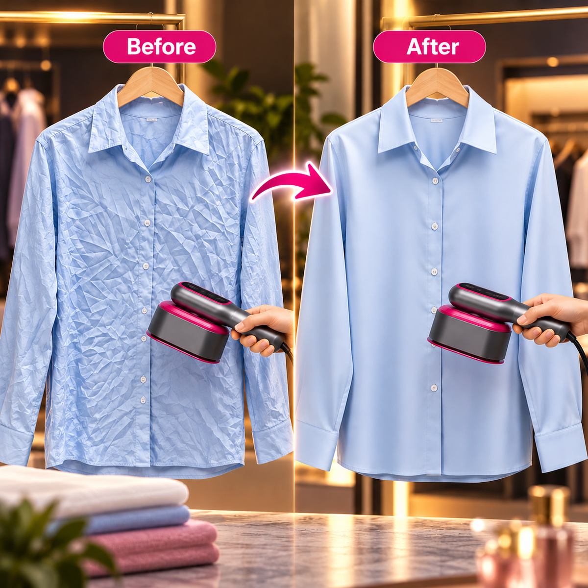 PressPro™ Smart 5-in-1 Garment Steamer