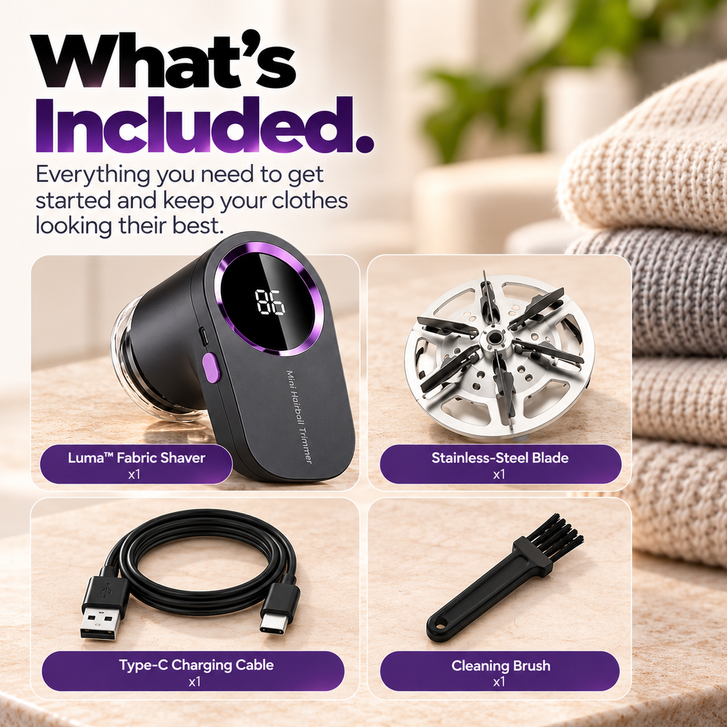 Luma™ Smart Fabric Shaver & Lint Remover