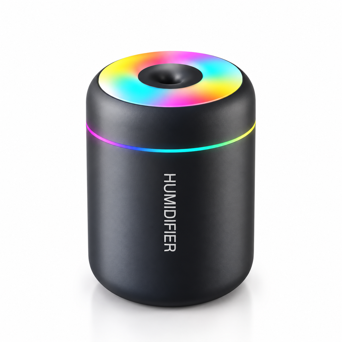 AuraMist™ Mini Humidifier – Portable RGB Ultrasonic Air Humidifier
