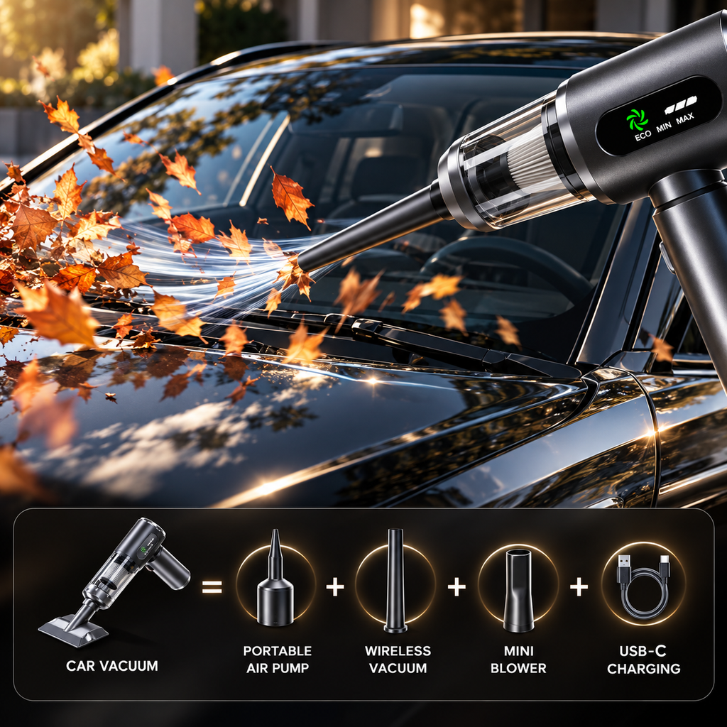 MiniPro™ 4-in-1 Cordless Vacuum & Air Pump