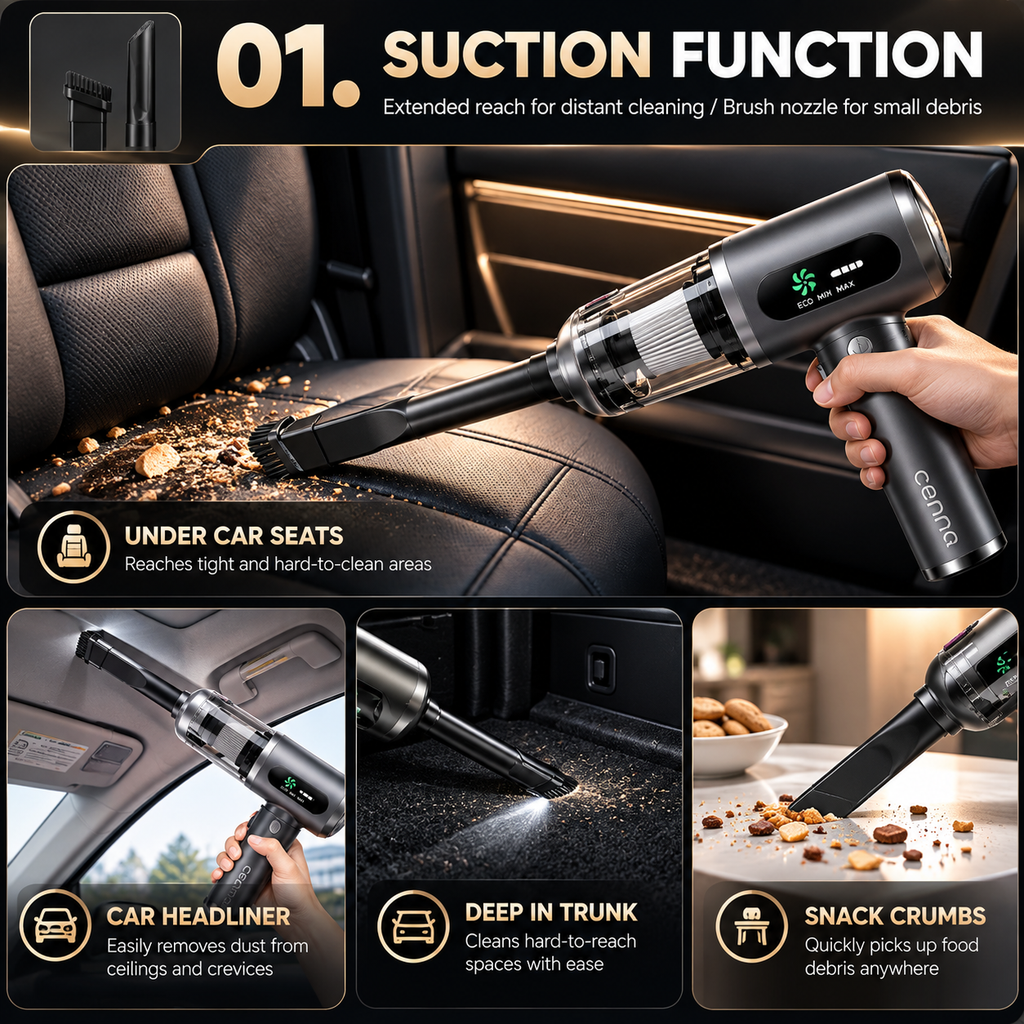 MiniPro™ 4-in-1 Cordless Vacuum & Air Pump