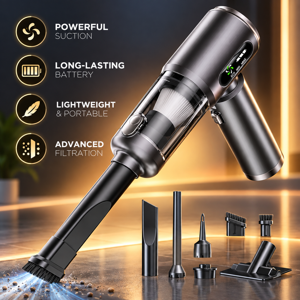 MiniPro™ 4-in-1 Cordless Vacuum & Air Pump