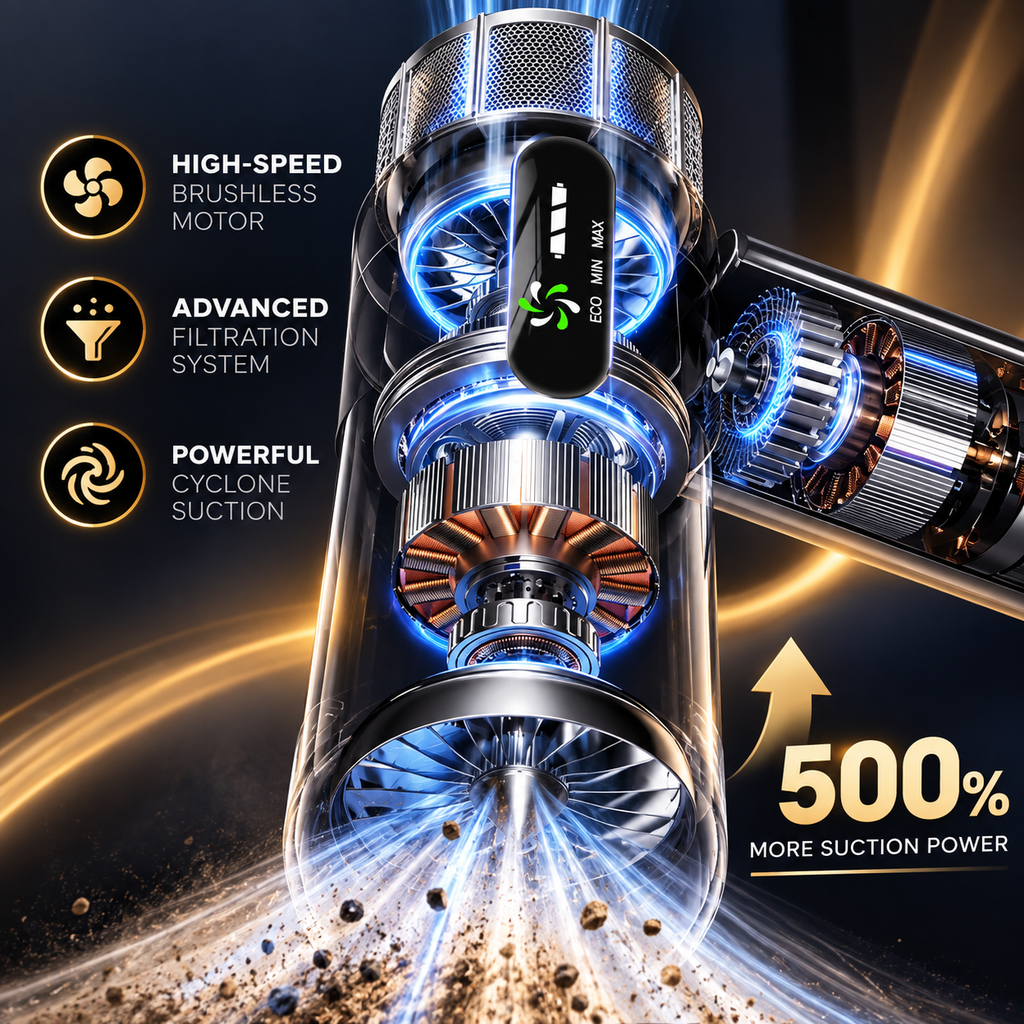 MiniPro™ 4-in-1 Cordless Vacuum & Air Pump